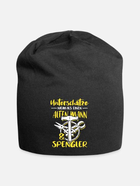 Spengler Beruf Bauspengler Sprüche - Jersey-Beanie - Schwarz