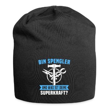 Spengler Beruf Bauspengler Sprüche - Jersey-Beanie - Schwarz - Vorne