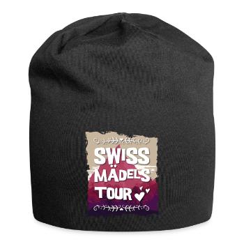 Swiss Mädels Tour - Jersey-Beanie - Schwarz - Vorne