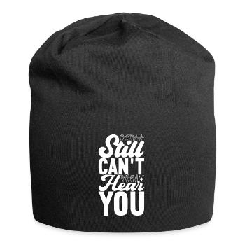 Deaf Deaf Mute Deaf - Jersey Beanie - black - Front