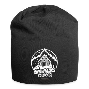 Snowmass Colorado Ski Resort - Jersey Beanie - black - Front