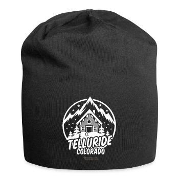 Telluride Colorado Ski Resort - Jersey Beanie - black - Front
