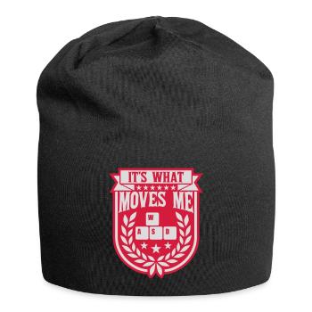 c’est ce qui m’émeut - Bonnet en jersey - noir - Devant