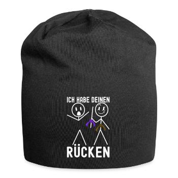 Brazilian Jiu-Jitsu BJJ Grappling - Jersey Beanie - black - Front