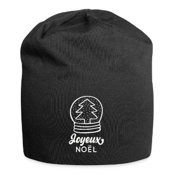 Joyeux Noël - Bonnet en jersey - noir - Devant