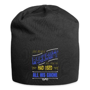 Hobbyists Robotics Tshirt Funny Quote Sci Fi - Jersey Beanie - black - Front