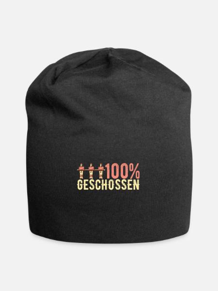 Tischfussball Tischkicker - Jersey-Beanie - Schwarz
