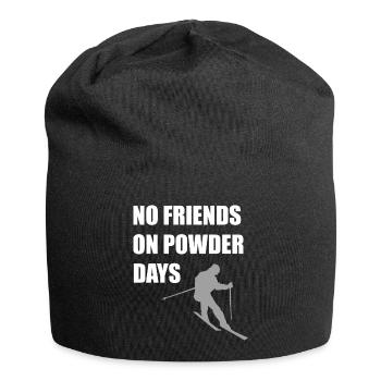 Skiing Skiing Skiing - Jersey Beanie - black - Front