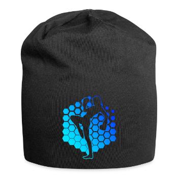 Kickboxing féminin Kickboxer Kickboxing masculin - Bonnet en jersey - noir - Devant