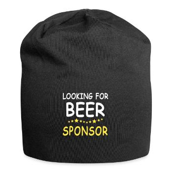 Dictons de bière Toasts Amateurs de bière - Bonnet en jersey - noir - Devant