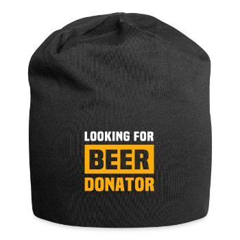Dictons de bière Toasts Amateurs de bière - Bonnet en jersey - noir - Devant