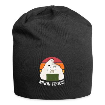 Onigiri Nihon Foodie Japan Fan Anime - Jersey-Beanie - Schwarz - Vorne
