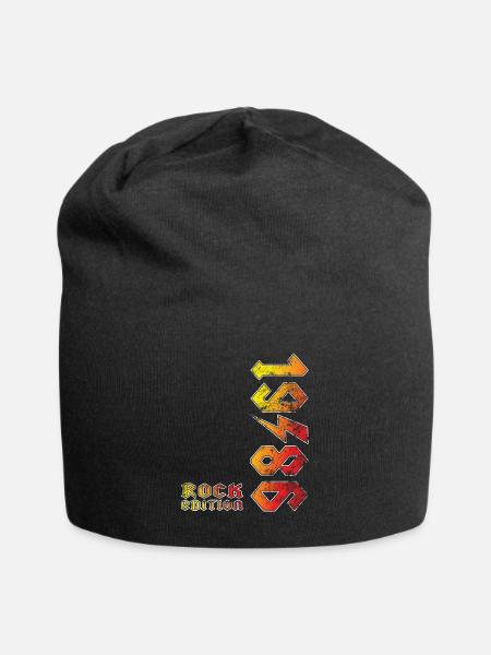 Geburtstag Rock Edition 1986 - Jersey-Beanie - Schwarz