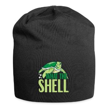 Tortue Tortue aquatique - Bonnet en jersey - noir - Devant