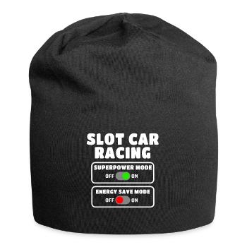 Slot Car Slotracing Slotcar - Jersey-Beanie - Schwarz - Vorne