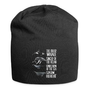 Whale Watchers - Jersey Beanie - black - Front