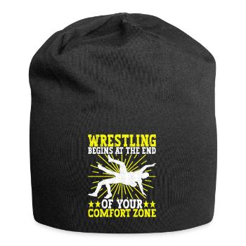 Wrestling Ringen Ringer - Jersey-Beanie - Schwarz - Vorne