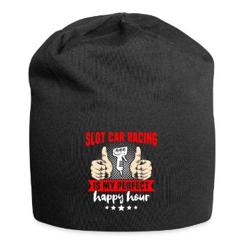 Slot Car Racing - Jersey-Beanie - Schwarz - Vorne