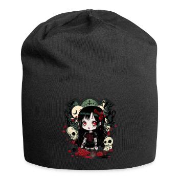 Anime Horror Chibi: Kawaii Gothic Halloween - Jersey Beanie - black - Front