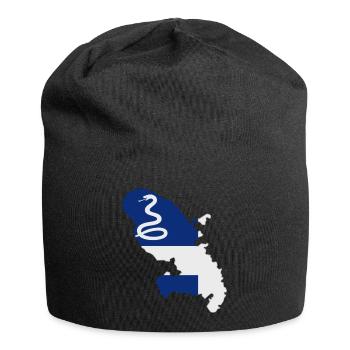 Carte de la Martinique - Bonnet en jersey - noir - Devant