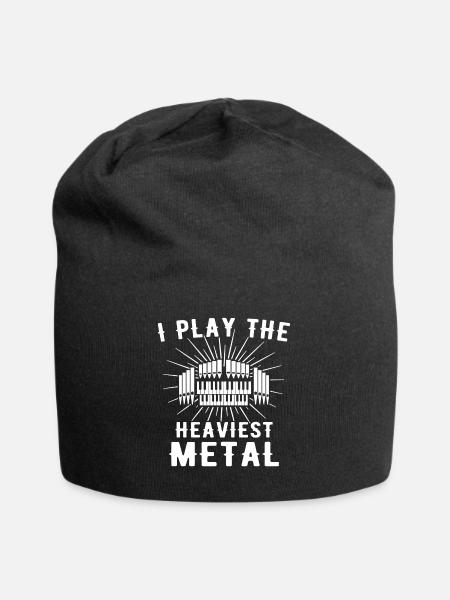 Organist Orgelspieler Orgel - Jersey-Beanie - Schwarz