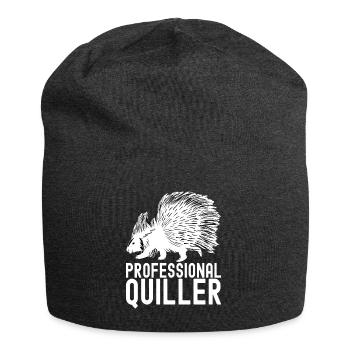 Süßes Stachelschwein - Jersey-Beanie - Anthrazit - Vorne