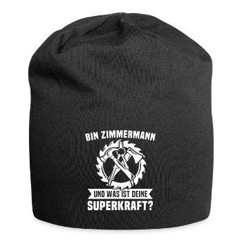 Zimmermann Zimmerer Zimmerleute - Jersey-Beanie - Schwarz - Vorne