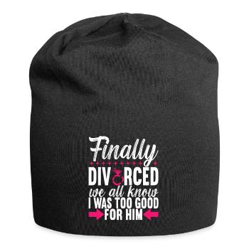 Divorce Divorcé - Bonnet en jersey - noir - Devant