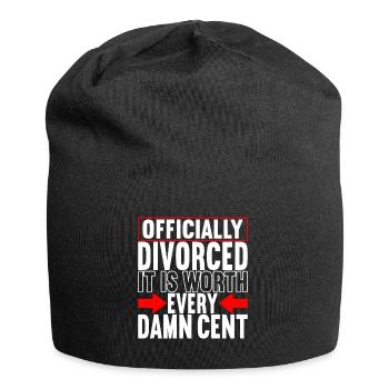 Divorce Divorcé - Bonnet en jersey - noir - Devant