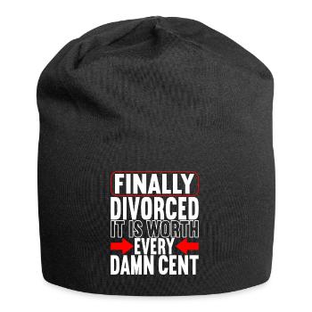 Divorce Divorcé - Bonnet en jersey - noir - Devant