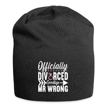 Divorce Divorcé - Bonnet en jersey - noir - Devant
