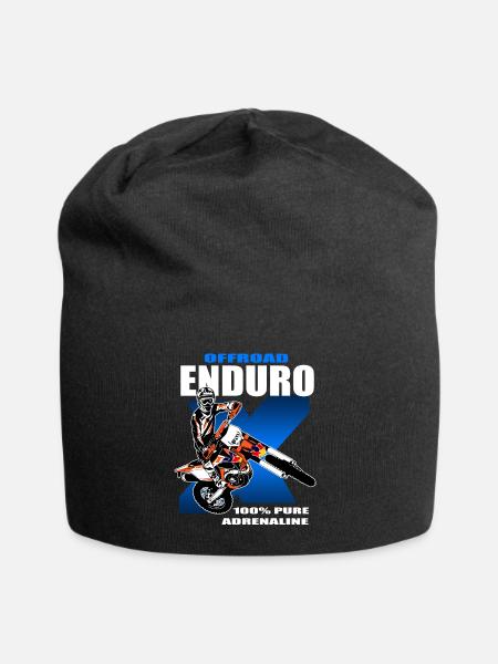 Enduro Offroad - Jersey-Beanie - Schwarz
