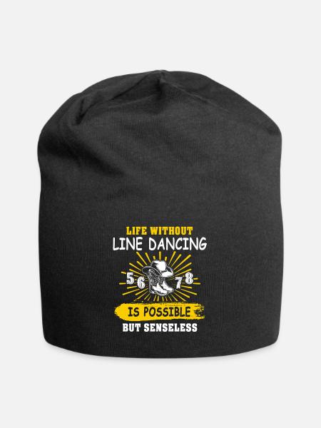 Line Dancing Line Dance - Jersey Beanie - black