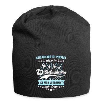 Wilhelmshavener Wilhelmshaven - Jersey-Beanie - Schwarz - Vorne