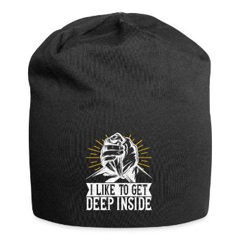 Arm wrestling arm wrestling - Jersey Beanie - black - Front