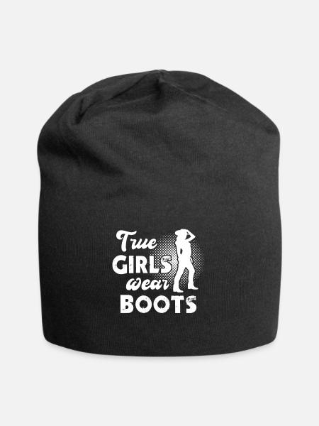 Line Dancing Line Dancer - Jersey Beanie - black