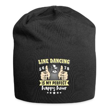 Line Dancing Perfect - Jersey-Beanie - Schwarz - Vorne