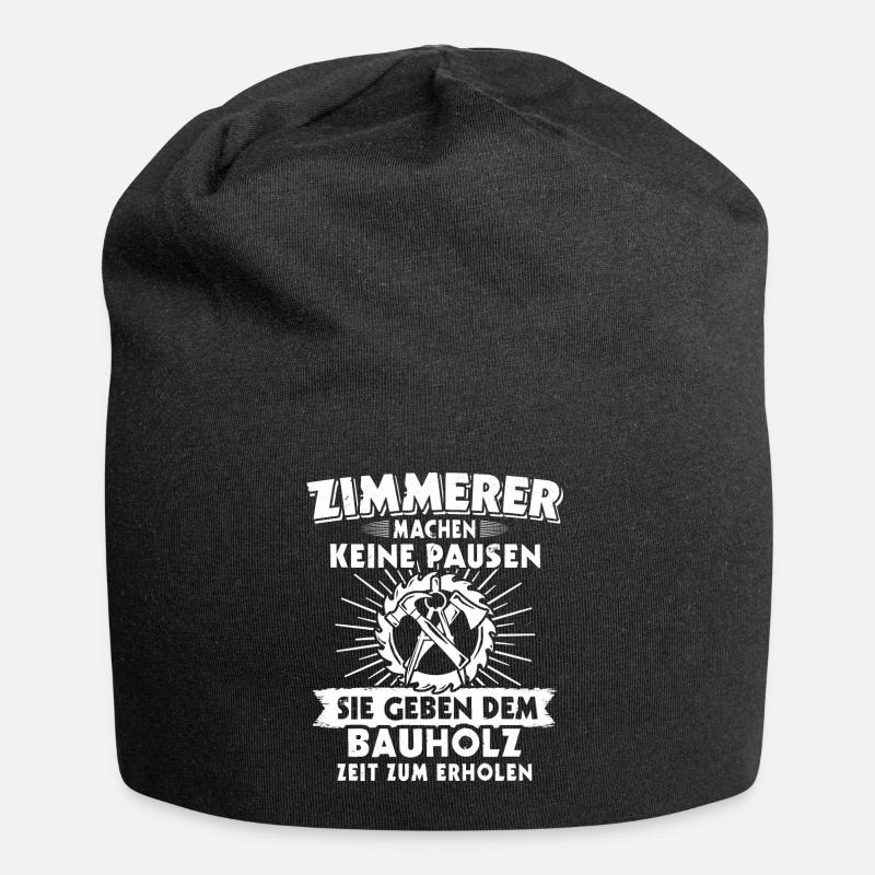 Zimmermann Zimmerer - Jersey-Beanie - Schwarz