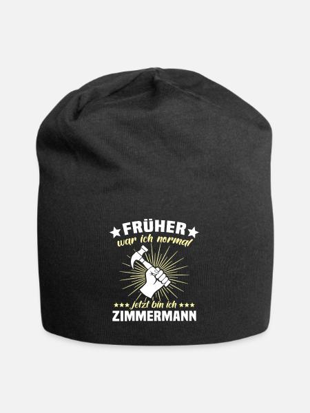 Zimmermann Zimmerer Zimmerei - Jersey-Beanie - Schwarz