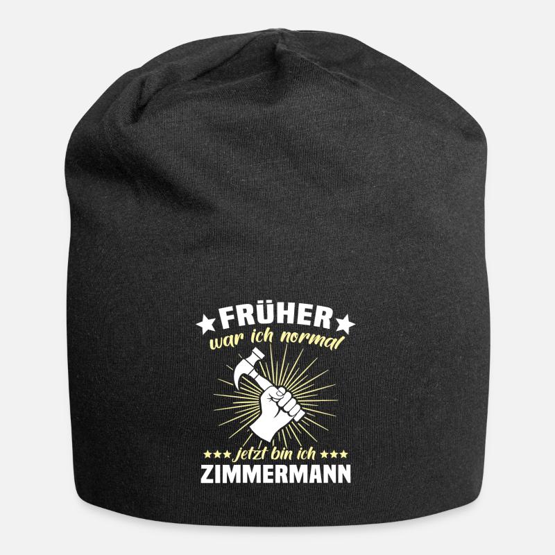 Zimmermann Zimmerer Zimmerei - Jersey-Beanie - Schwarz
