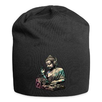 DJ Buddha - Jersey-Beanie - Schwarz - Vorne