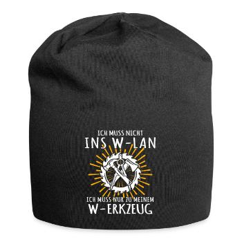 Zimmermann Zimmerer Zimmerleute - Jersey-Beanie - Schwarz - Vorne