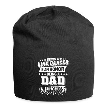 Line Dancing Papa - Jersey Beanie - black - Front