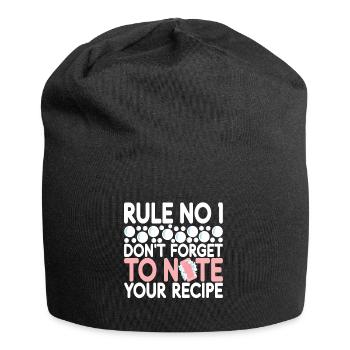 Seifenmacher Seife Machen - Jersey-Beanie - Schwarz - Vorne