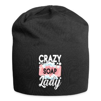 Seifenmacher Seife Machen - Jersey-Beanie - Schwarz - Vorne