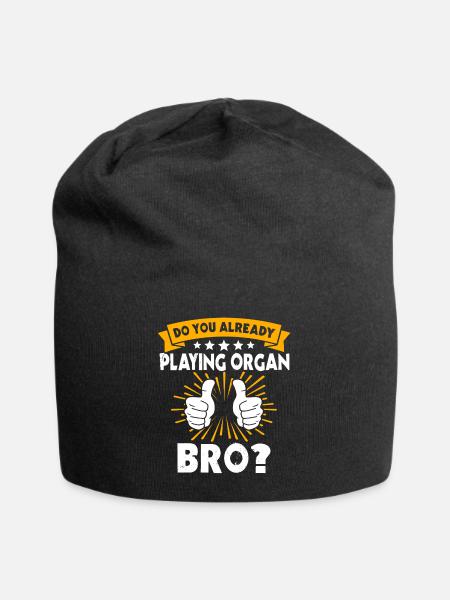 Organiste Orgue organiste - Bonnet en jersey - noir