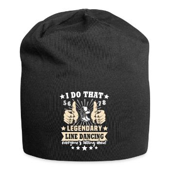 Cadeau de danse en ligne - Bonnet en jersey - noir - Devant