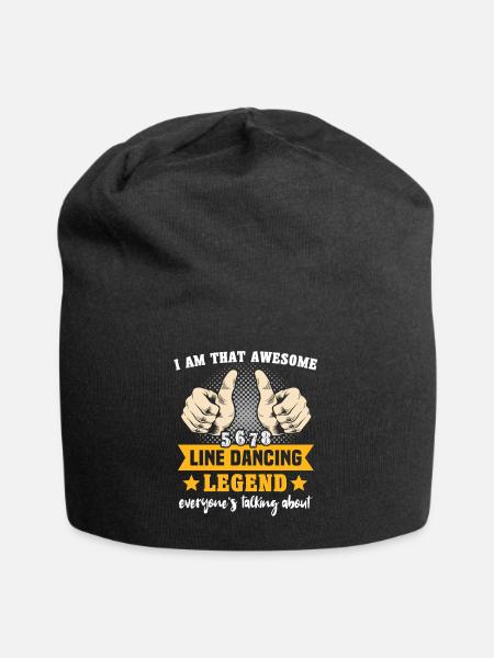 Line Dancing Line Dance - Jersey Beanie - black