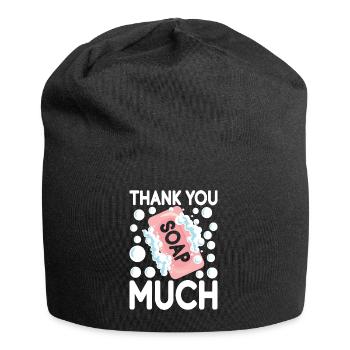 Seifenmacher Seife Machen - Jersey-Beanie - Schwarz - Vorne