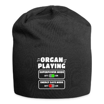 Orgelspieler Organist Orgel - Jersey-Beanie - Schwarz - Vorne
